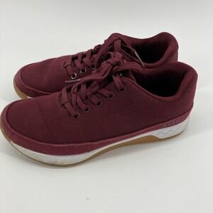 Nobull Shoes Super Fabric Trainer Maroon Burgundy Womens 5.5 No Bull